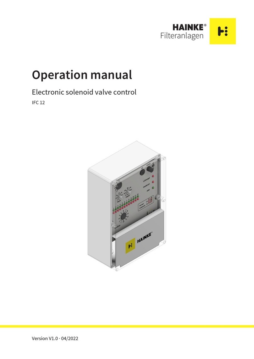HAINKE IFC 12 Operation manual