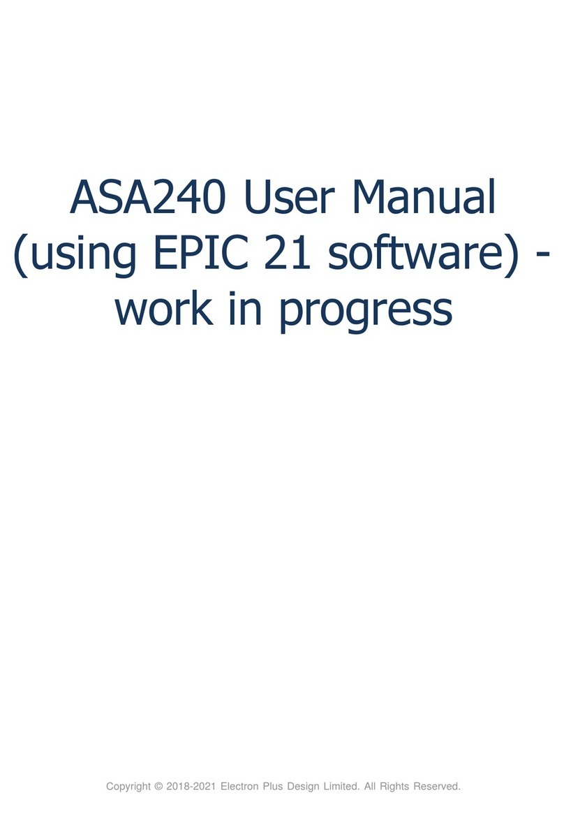 Electron Plus ASA240 User manual