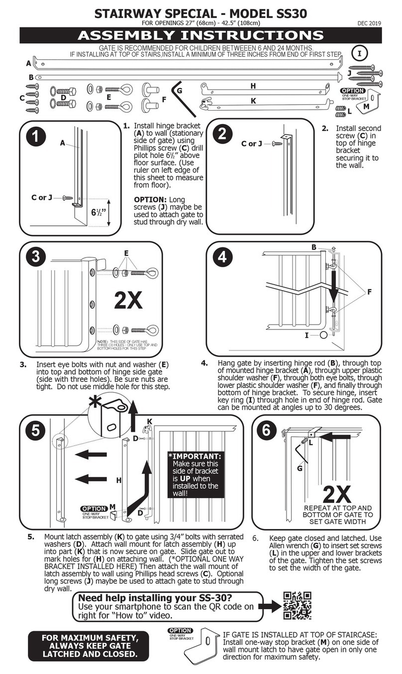 Cardinal Gates SS30 Assembly instructions