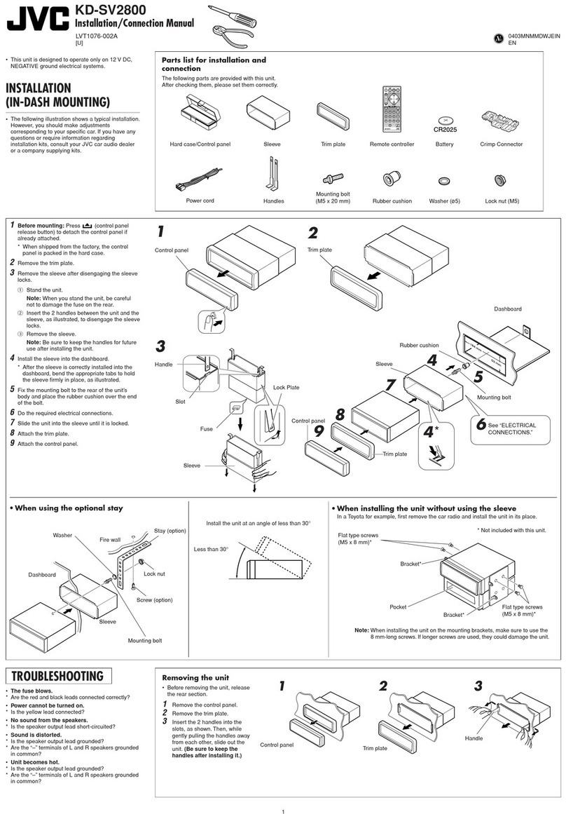 JVC KD-SV2800 Guide