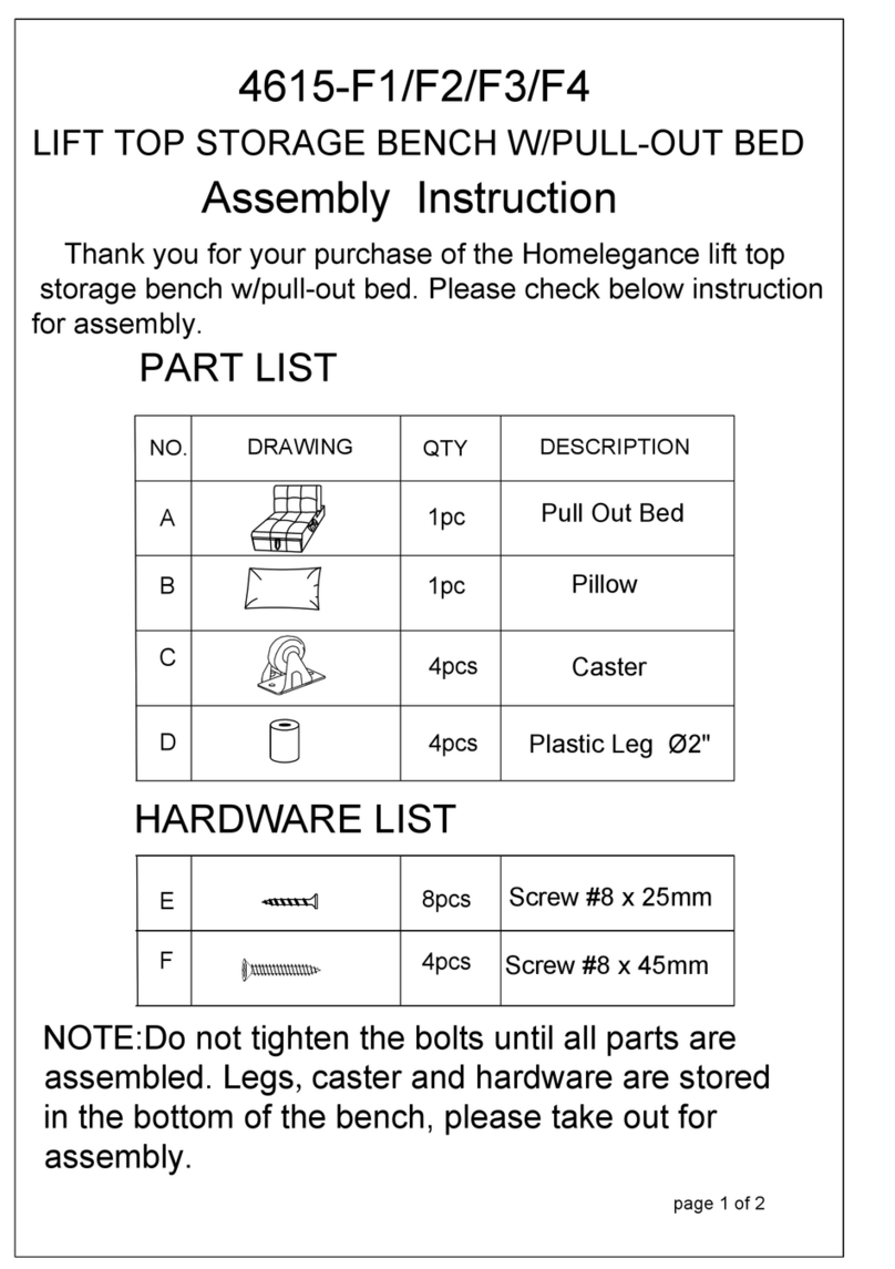 Homelegance 4615-F1 quick start guide