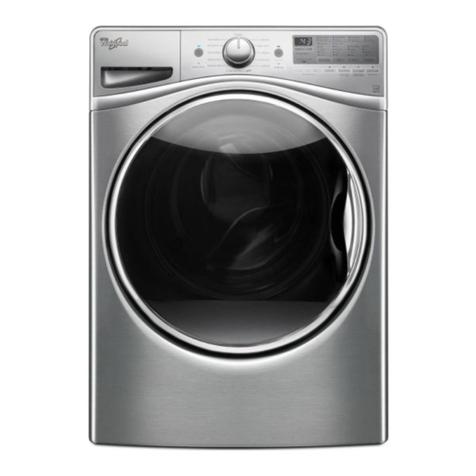 Whirlpool WFW92HEFU User manual Whirlpool WFW92HEFU User manual