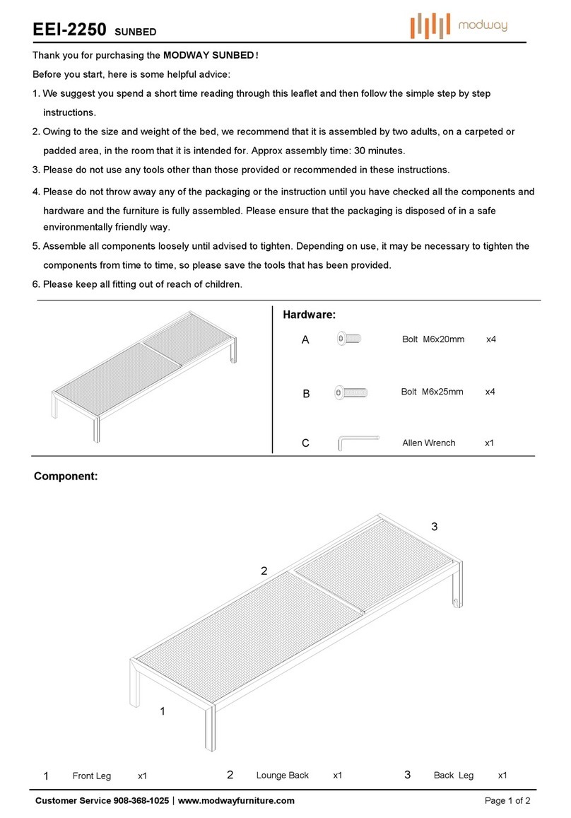 modway Shore EEI-2250 User manual
