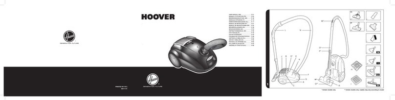 Hoover Telios Plus TE80 PET 011 User manual