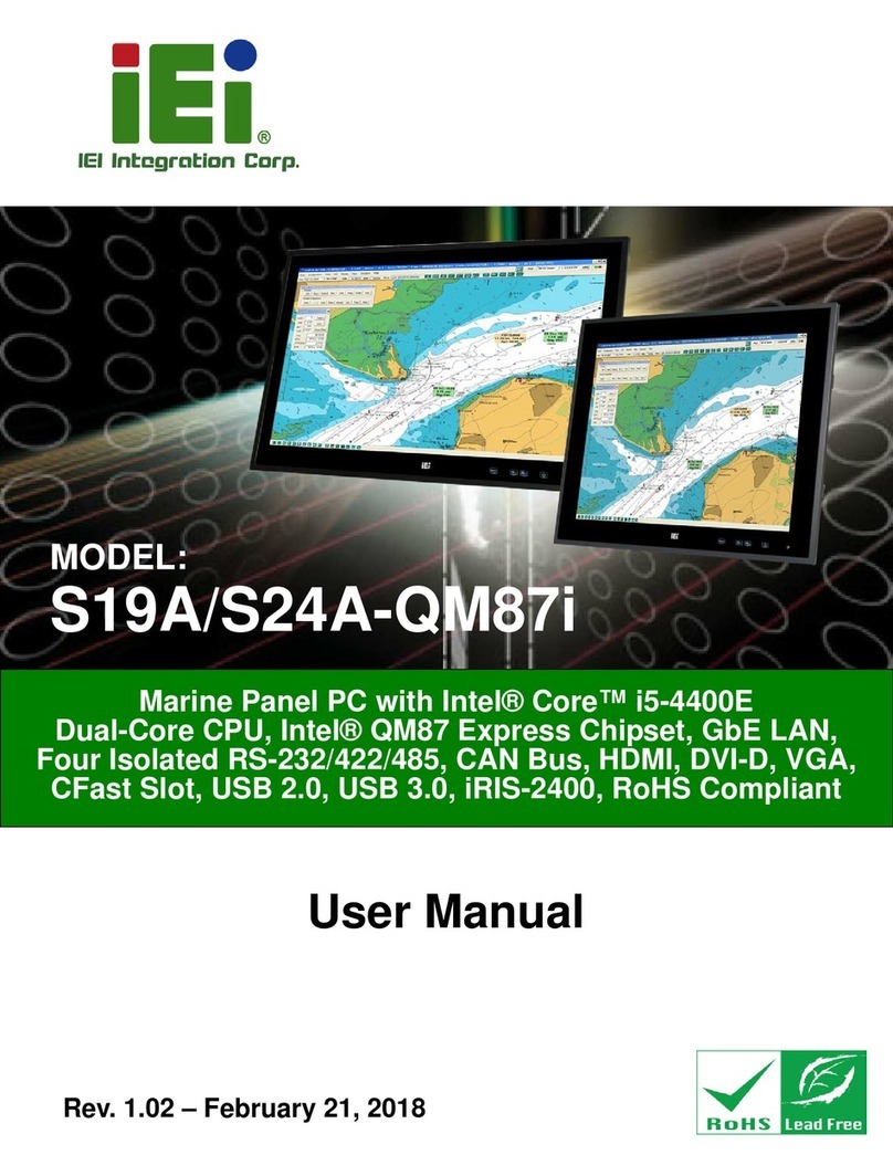 IEI Technology S19A/S24A-QM87i User manual