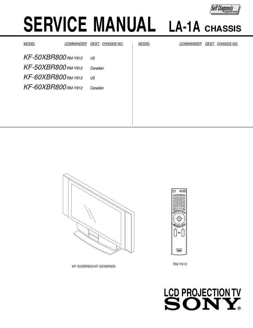 Sony KF-50XBR800RM-Y912 User manual