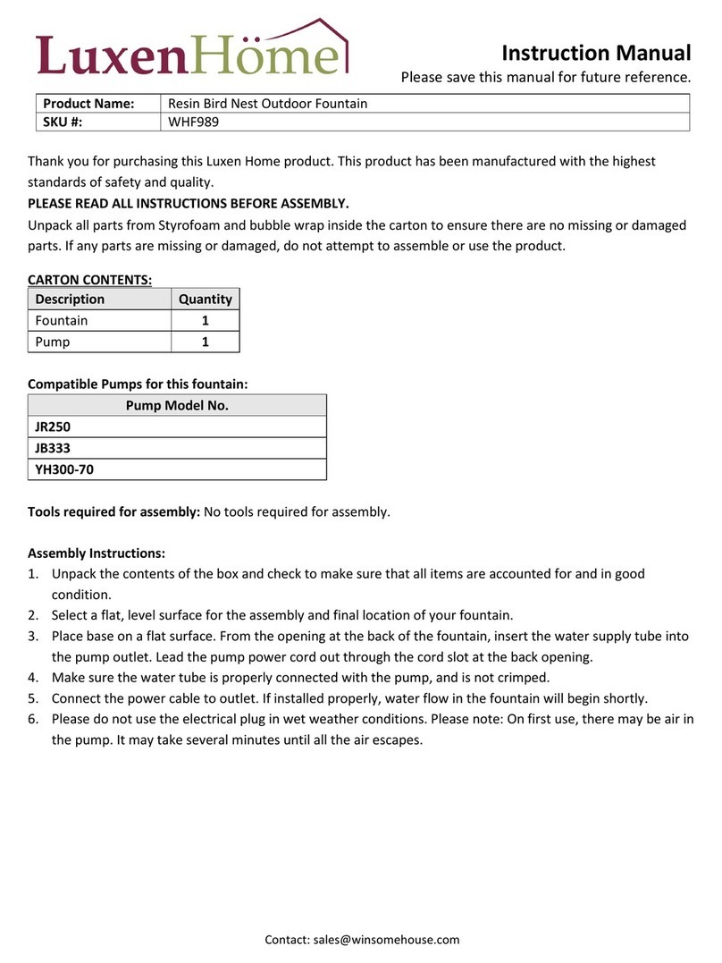 LuxenHome WHF989 instruction manual