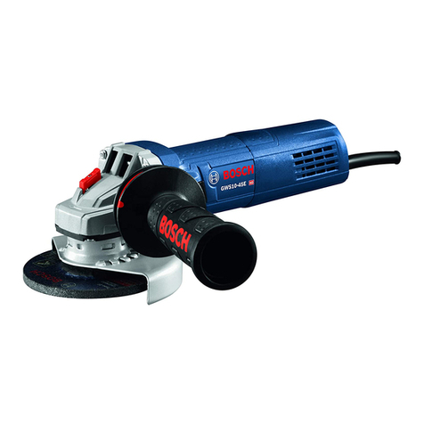 Bosch GWS10-45E Assembly instructions