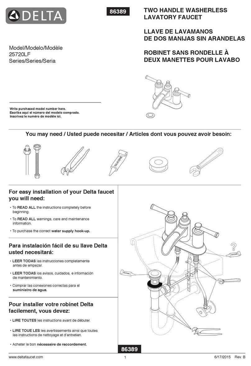 Delta 25720LF Series User manual