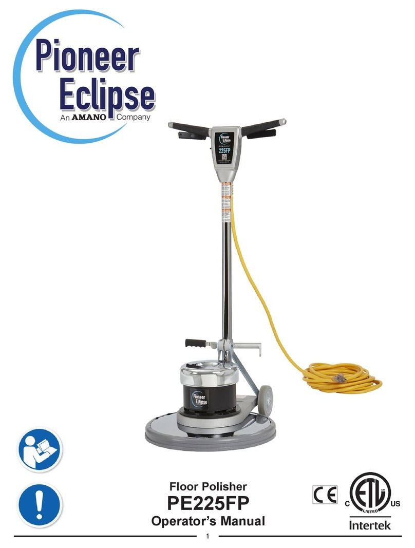 Amano Pioneer Eclipse PE225FP Operator's manual
