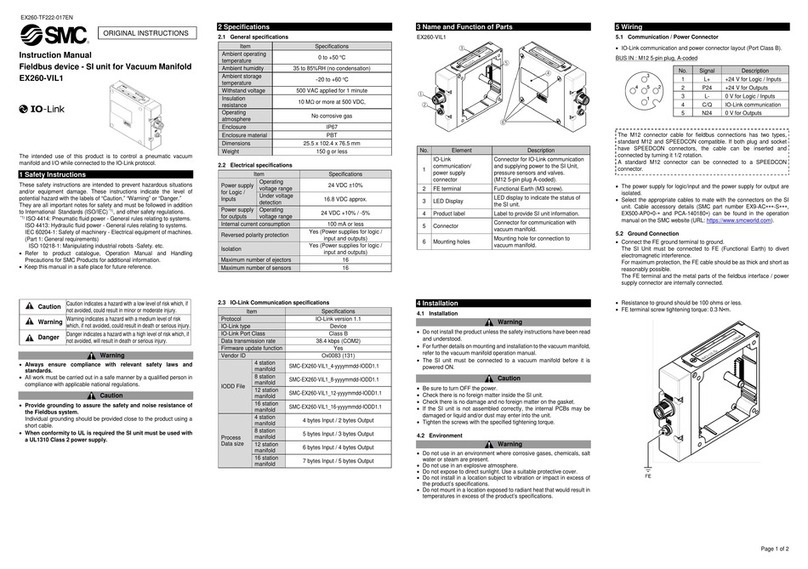SMC Networks EX260-VIL1 User manual