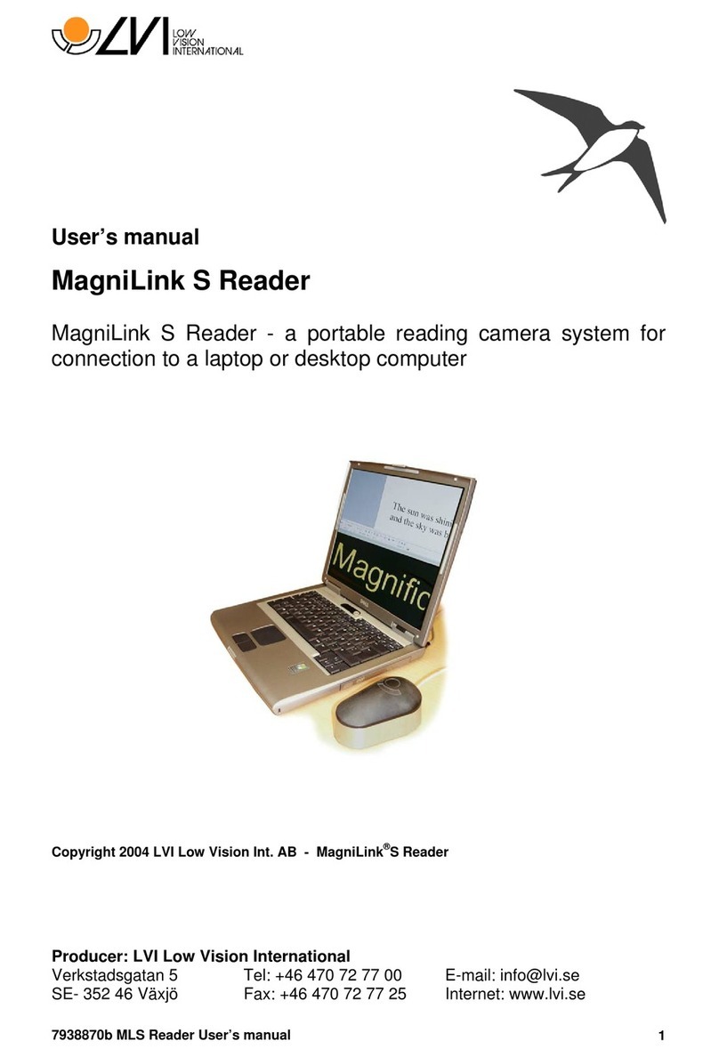 LVI MagniLink S Reader user manual