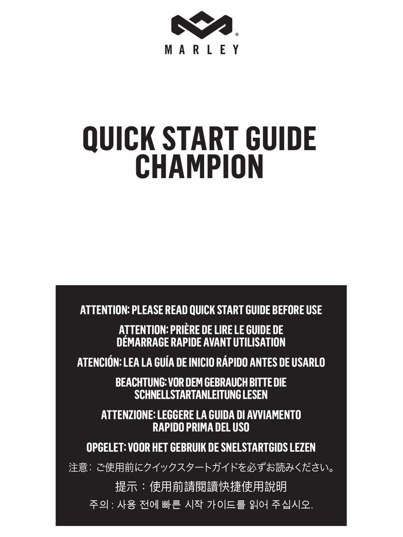 Marley CHAMPION quick start guide