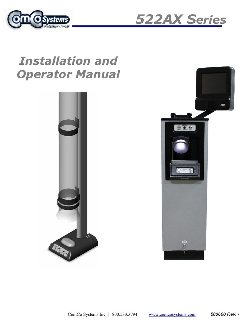 ComCo Systems 522A Series Installation and operator's manual