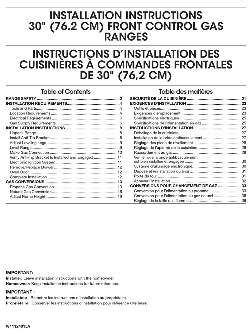 Whirlpool WEG515S0FV0 User manual