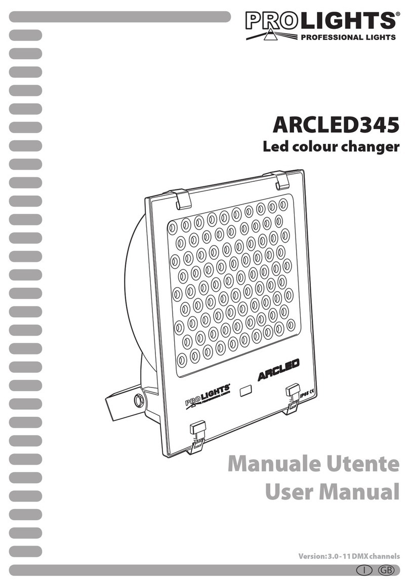 ProLights ARCLED345 User manual