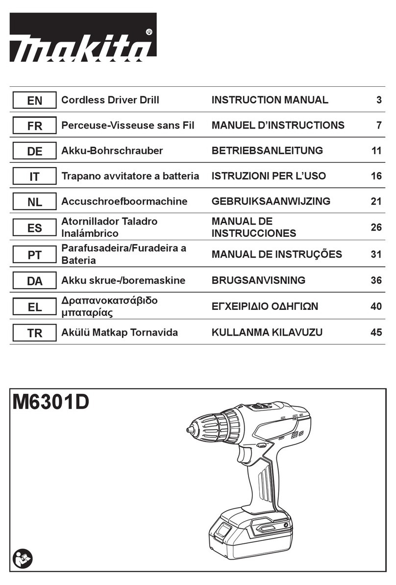 Makita M6301D instruction manual