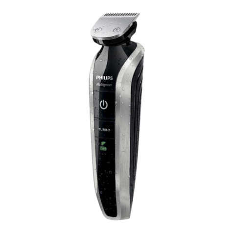 Philips Norelco Multigroom Pro QG3380 User manual