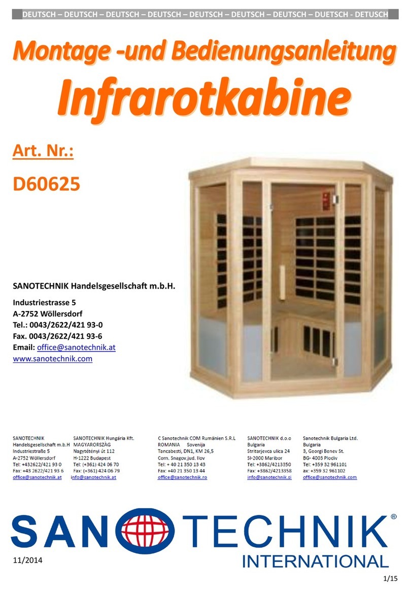 Sanotechnik D60625 Mounting and Using Instructions Sanotechnik D60625 Mounting and Using Instructions