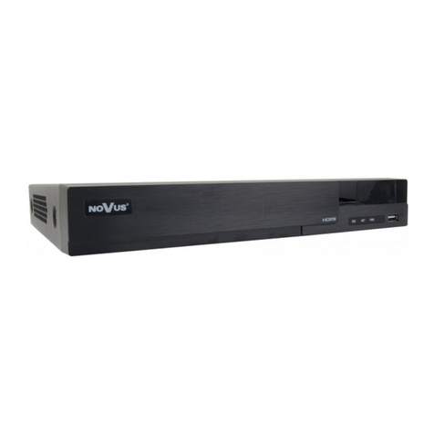 Novus NVR-6316-H1-II user manual Novus NVR-6316-H1-II user manual