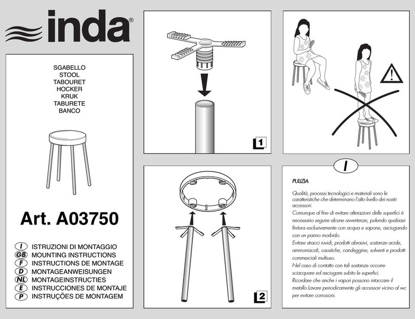 INDA A03750 Mounting instructions