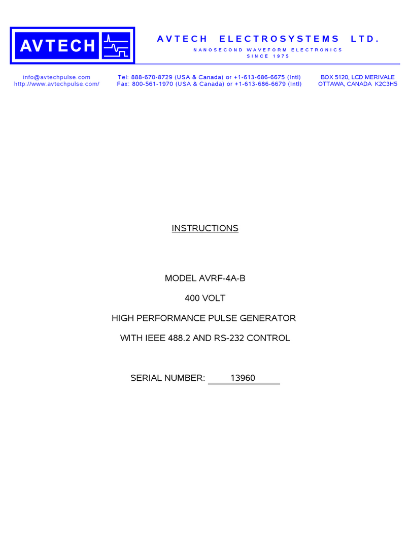 Avtech AVRF-4A-B instructions
