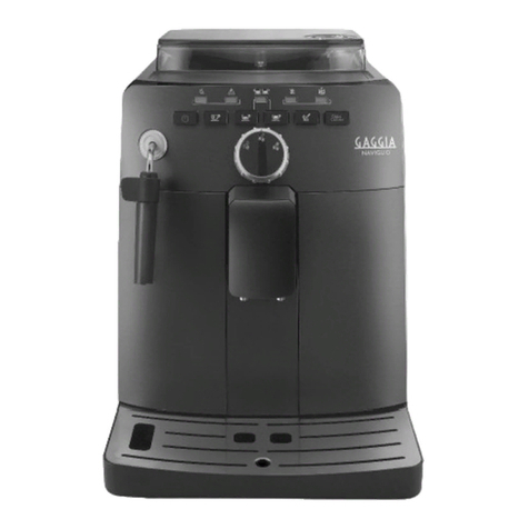 Gaggia NAVIGLIO HD8749/01 User manual