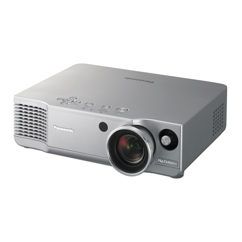 Panasonic PT-A900E User manual
