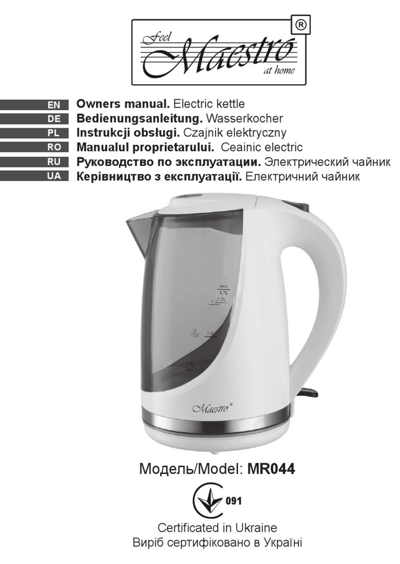 Maestro MR044 owner's manual