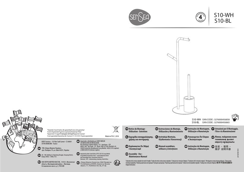 Sensea S10-WH Assembly, Use, Maintenance Manual Sensea S10-WH Assembly, Use, Maintenance Manual