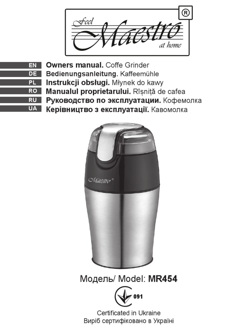 Maestro MR454 owner's manual