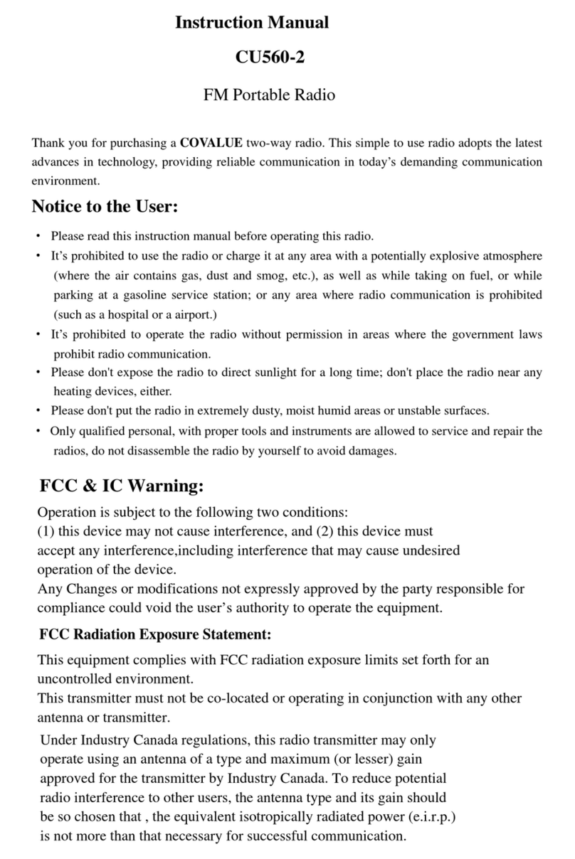 Covalue CU560-2 instruction manual
