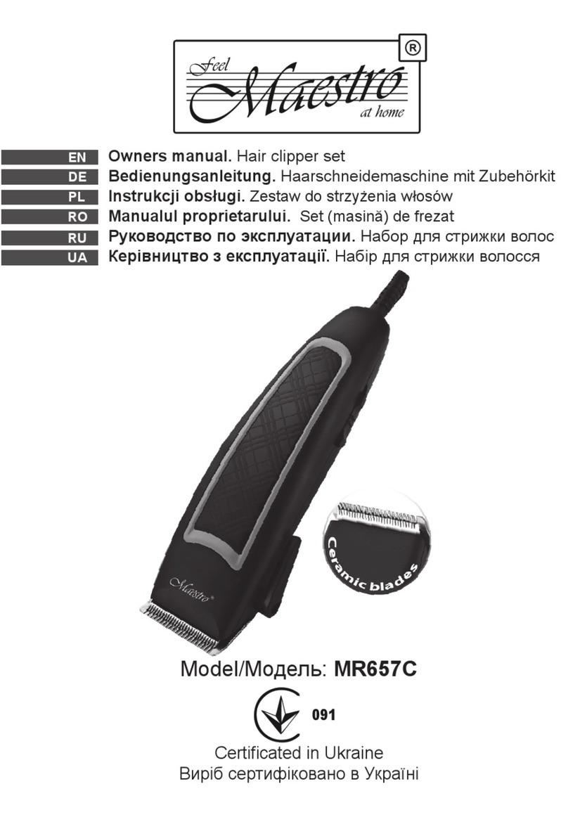 Maestro MR657C User manual