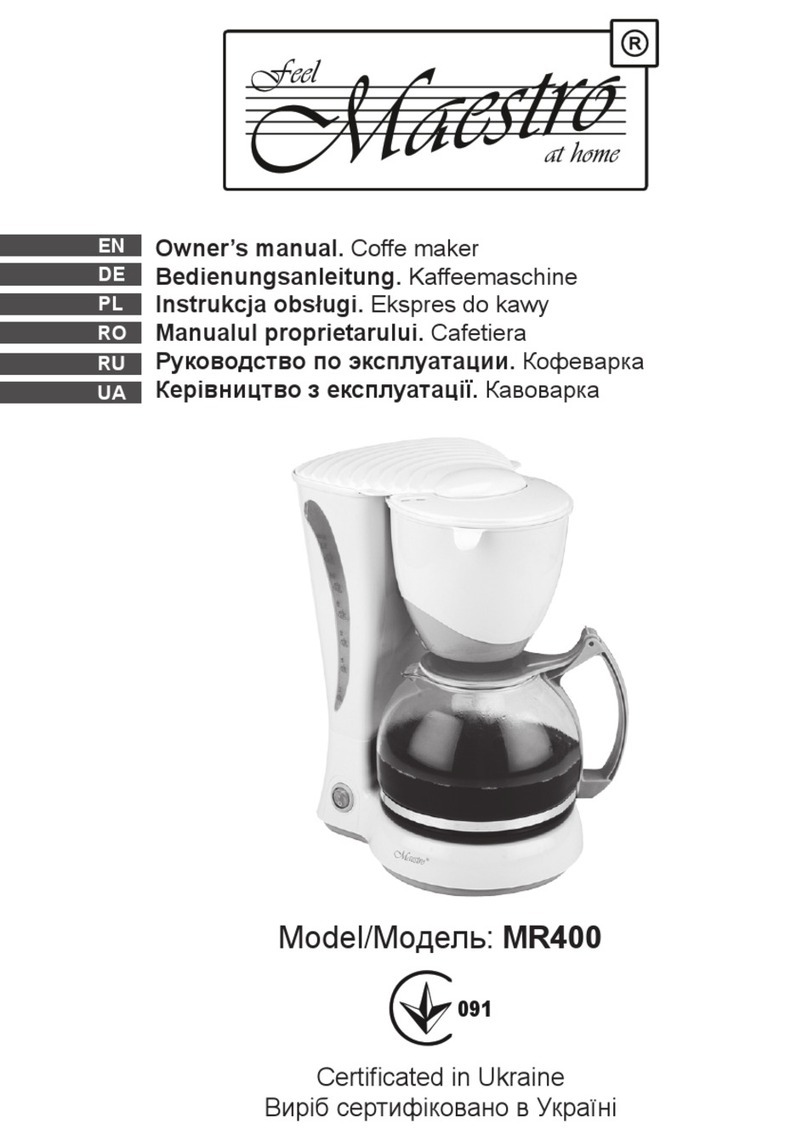 Maestro MR400 owner's manual