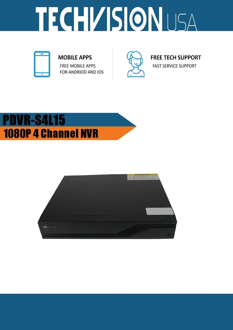 TechVision PDVR-S4L15 manual