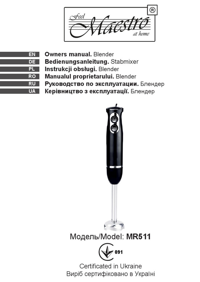 Maestro MR511 owner's manual