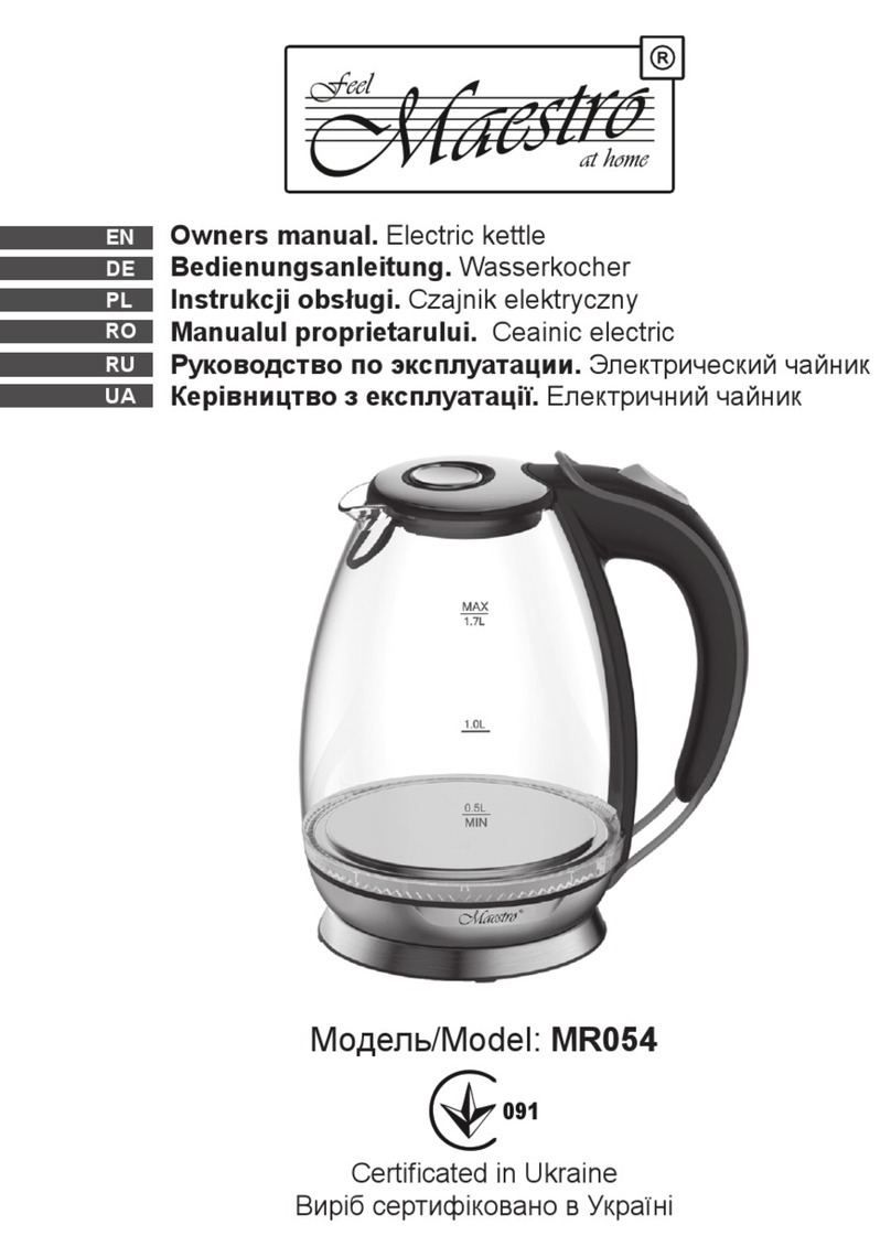 Maestro MR054 User manual Maestro MR054 User manual