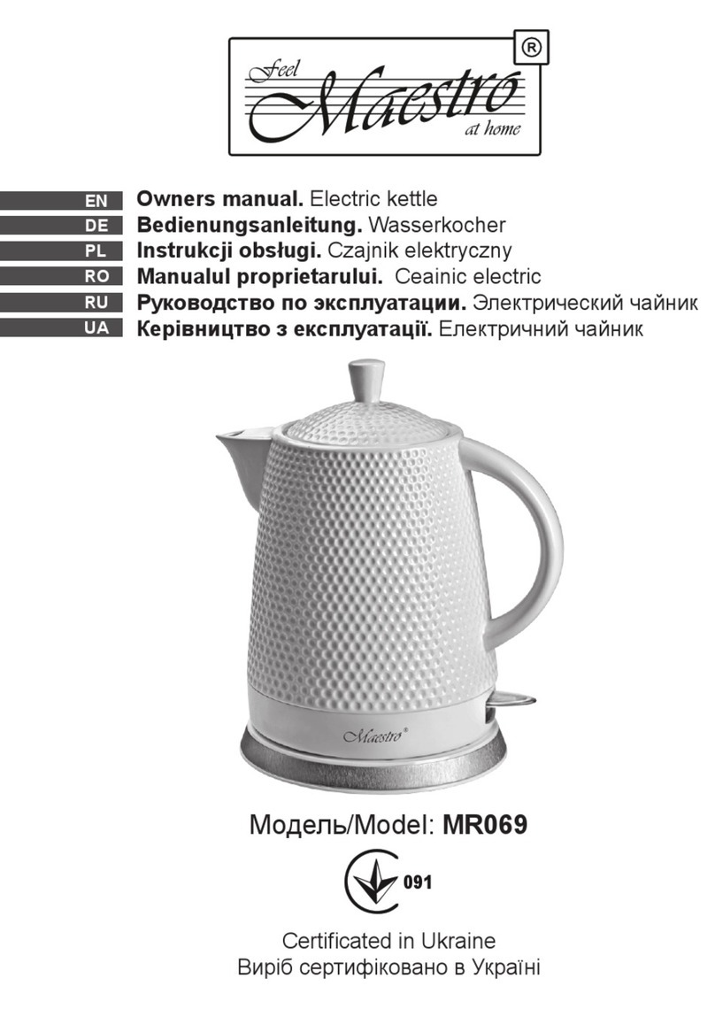 Maestro MR069 owner's manual