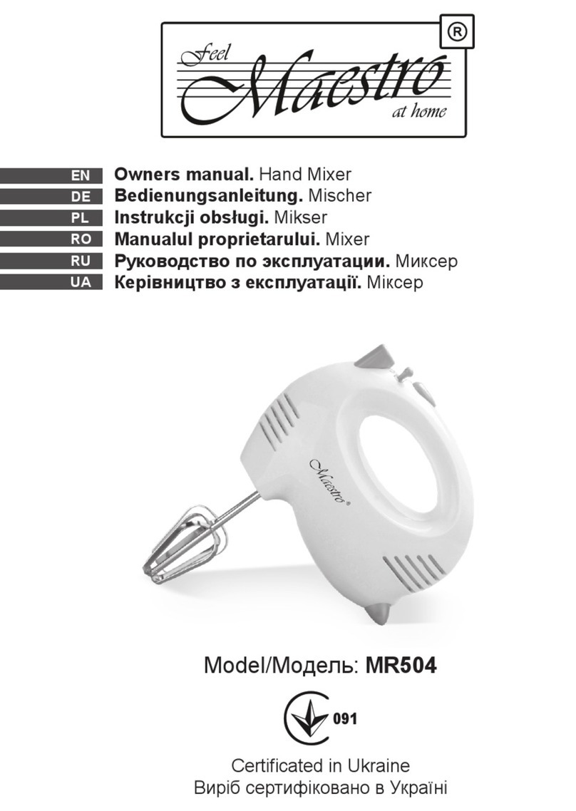 Maestro MR504 owner's manual