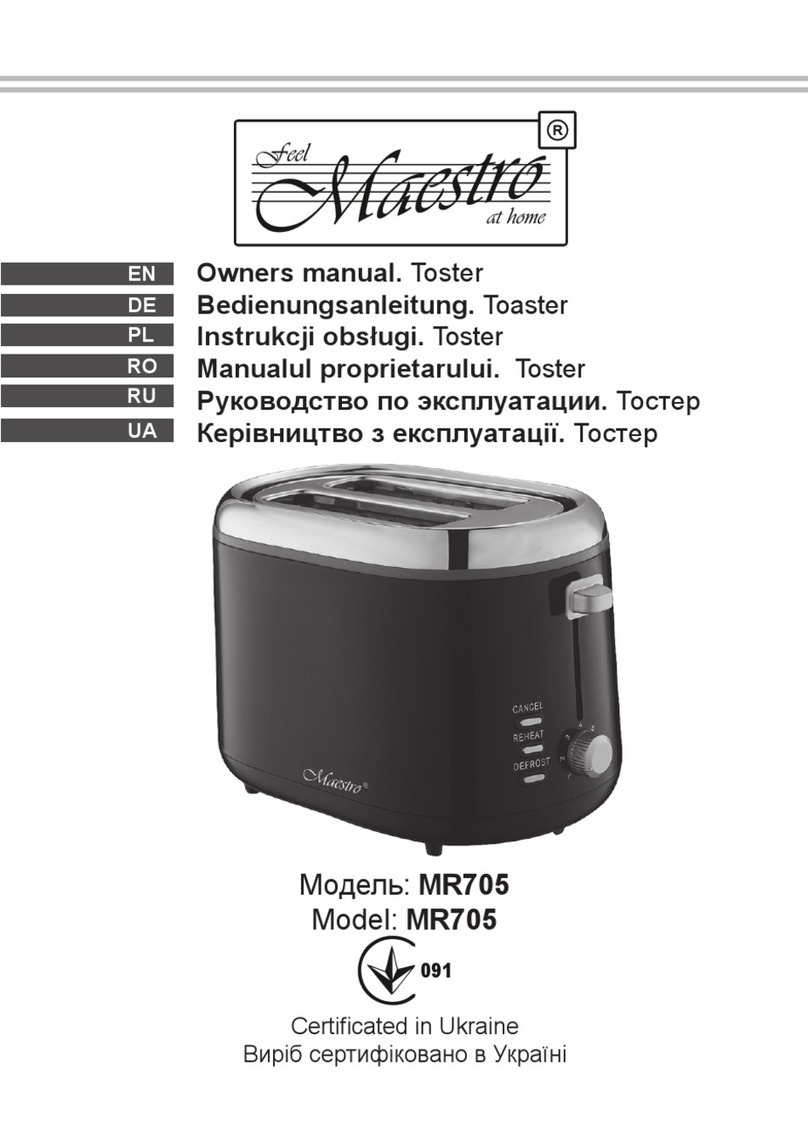 Maestro MR705 owner's manual