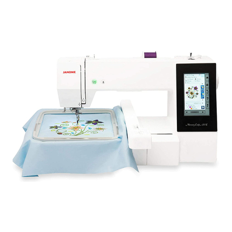 Janome Memory Craft 500E Instruction book
