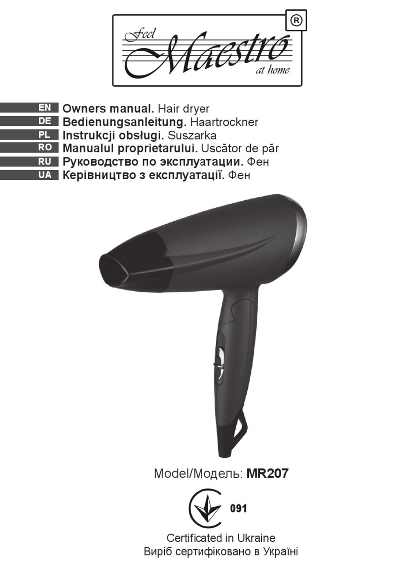 Maestro MR207 User manual