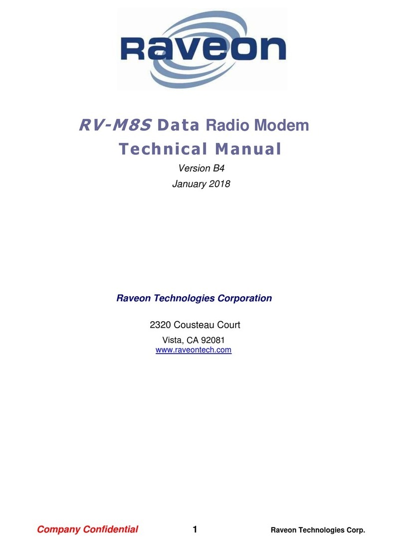 Raveon RV-M8S Technical manual
