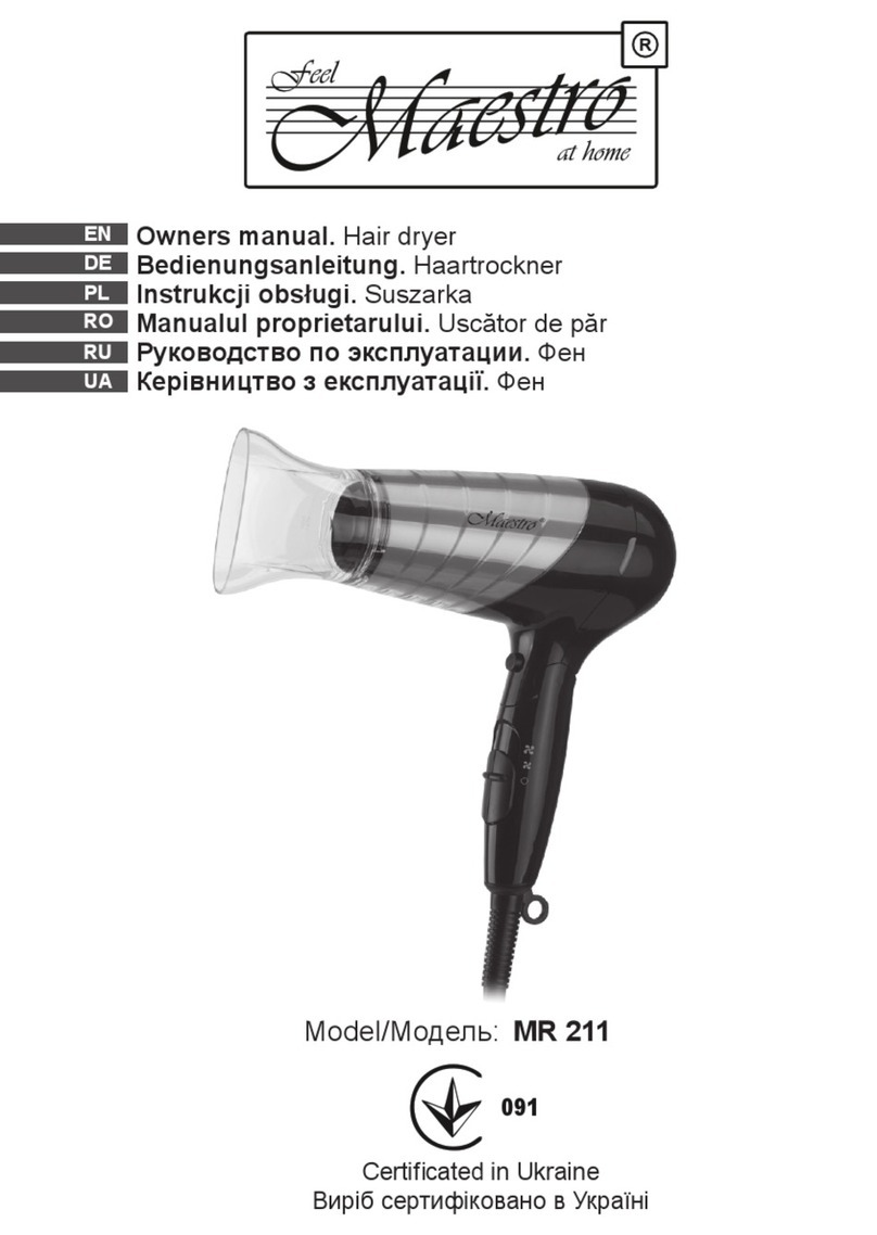 Maestro MR 211 owner's manual