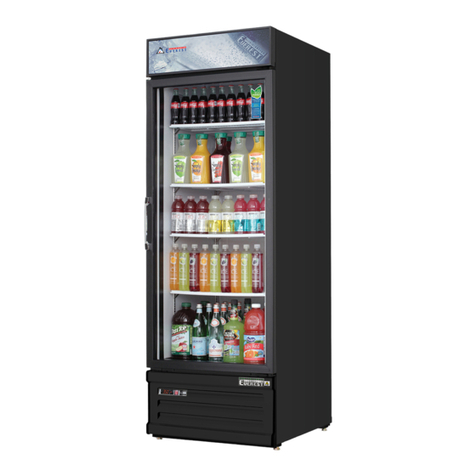 EVEREST REFRIGERATION EMGR33-SS owner's manual