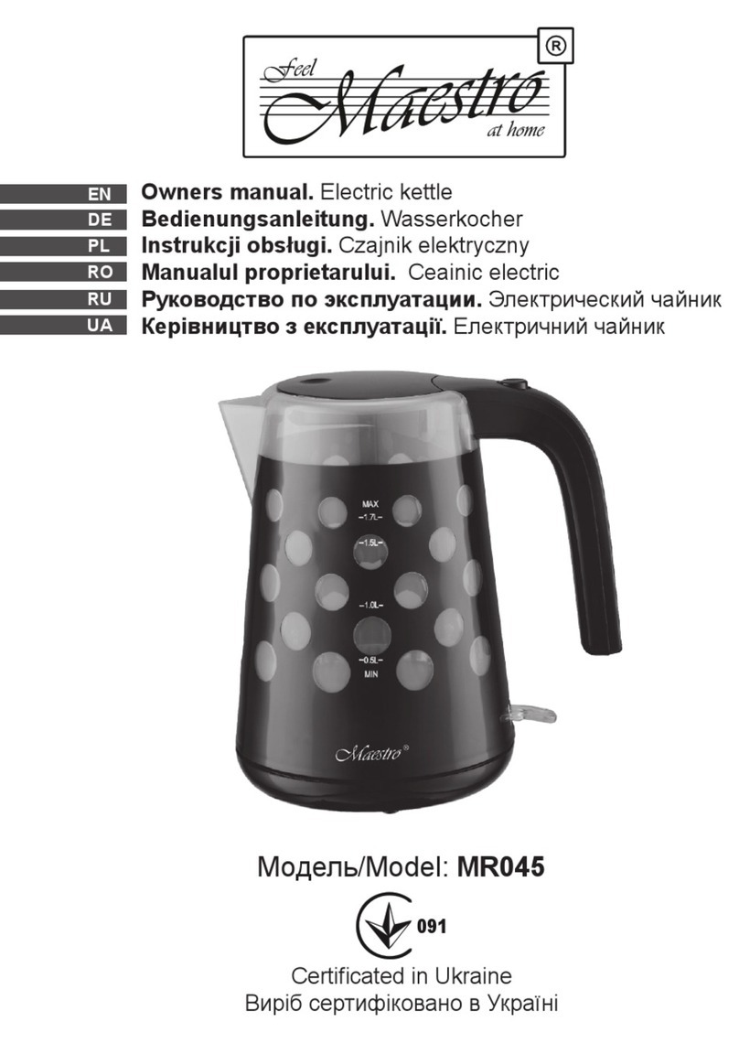 Maestro MR045 User manual Maestro MR045 User manual