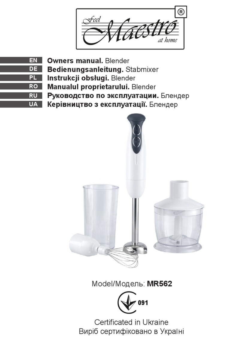 Maestro MR562 owner's manual