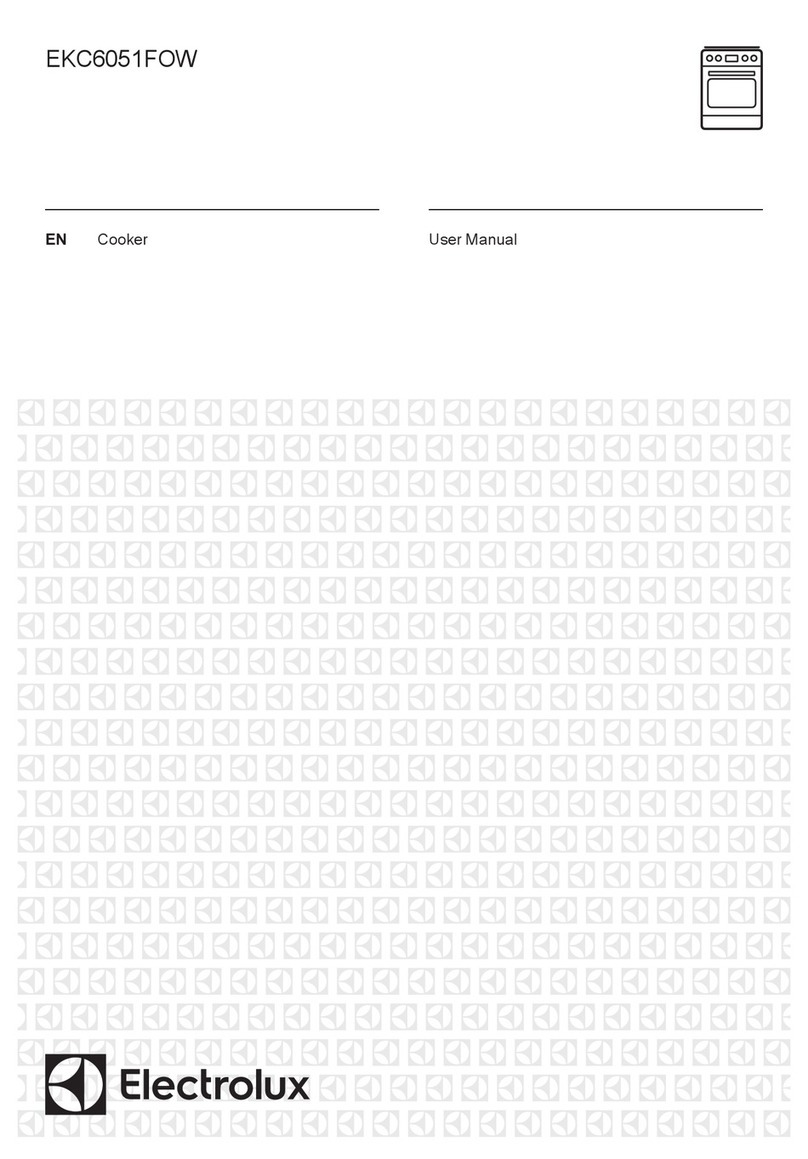 Electrolux EKC6051FOW user manual