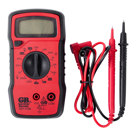 GB GDT-3190 operating instructions