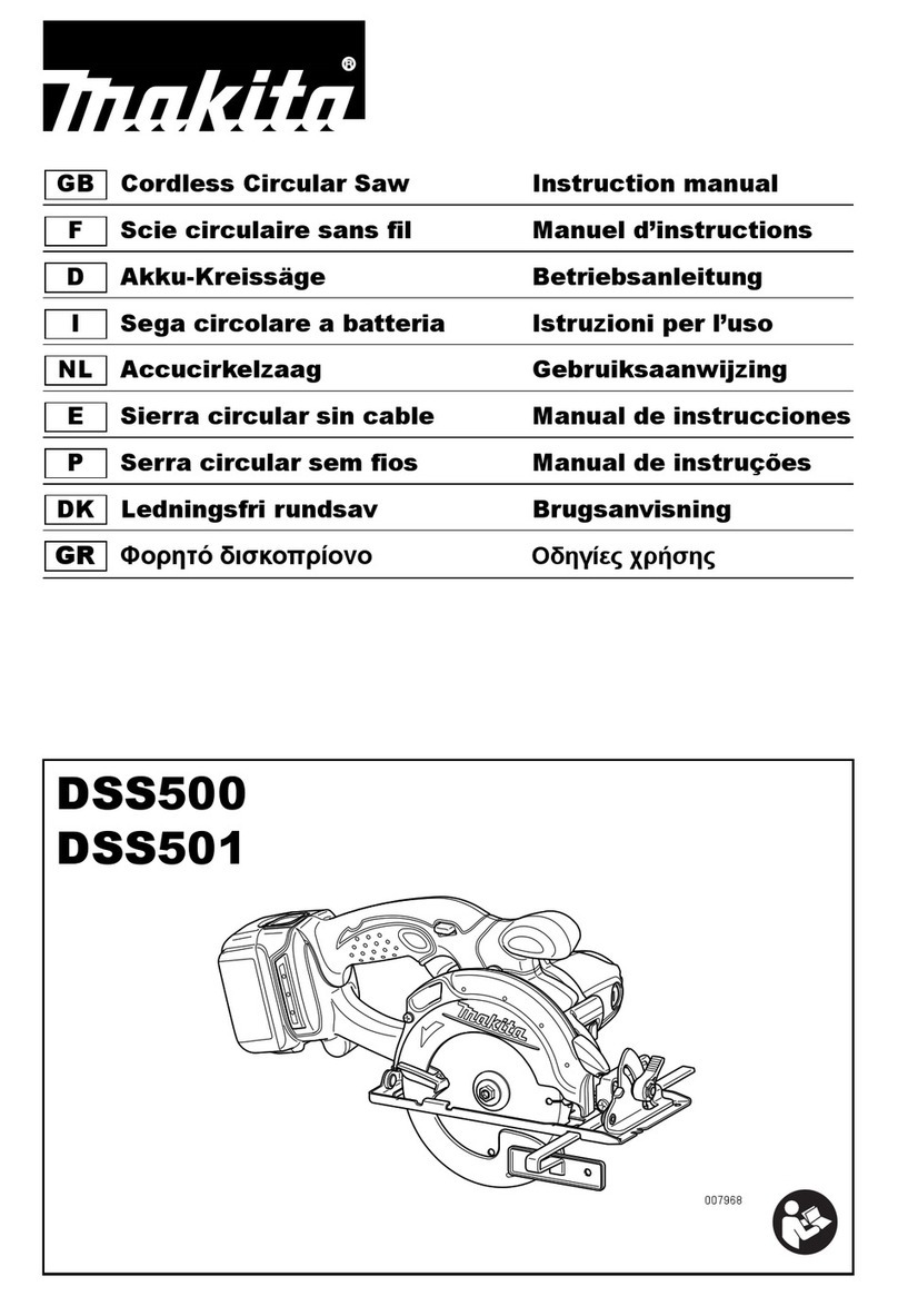Makita DSS500ZJ instruction manual